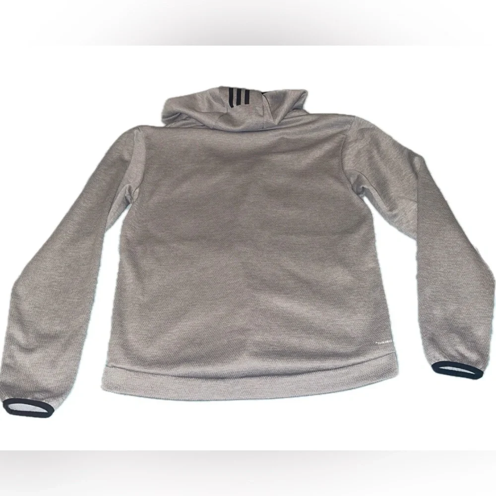 Adidas Climawarm Full-Zip Hoodie Men’s Small Light Gray
